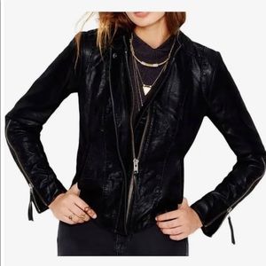 Free People Biker Jacket - size 8, brand new, never worn, tags still on.